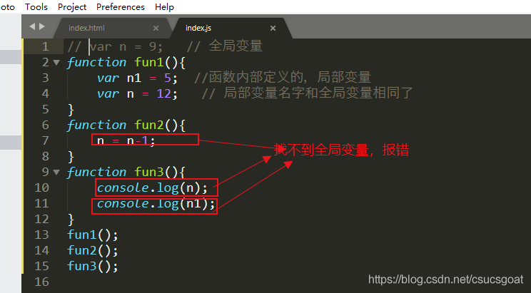 javascript局部变量插图