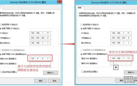 如何配置ESXi服务器的DNS域名设置？