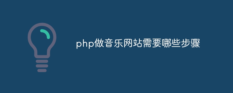 php做音乐网站需要哪些步骤插图