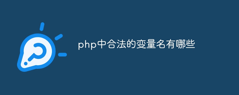 php中合法的变量名有哪些插图