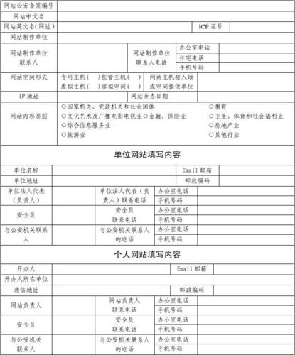 科技公司内蒙古网站制作_下载备案材料模板插图4