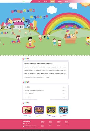 如何打造一个既漂亮又实用的幼儿园网站模板？插图