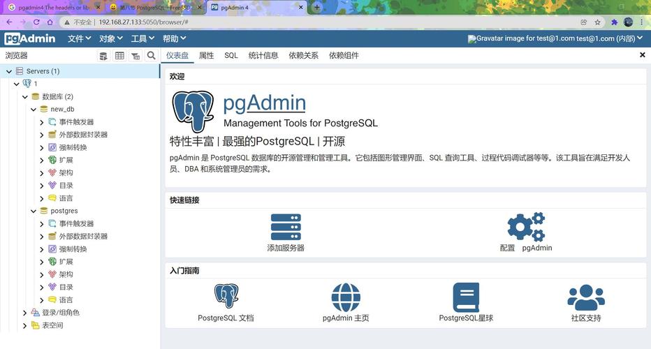 pgadmin mysql_通过pgAdmin连接实例插图