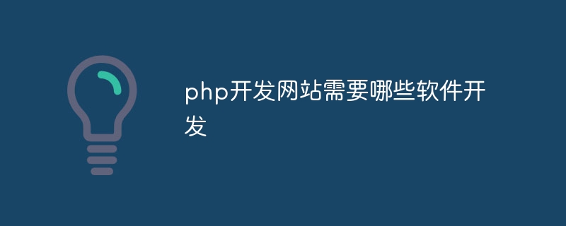 php开发网站需要哪些软件开发插图