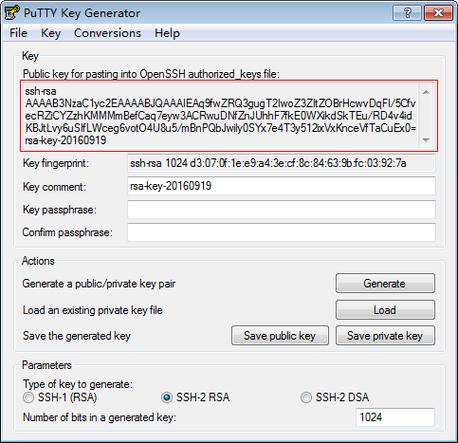putty不让导入公钥_通过PuTTYgen工具创建的密钥对，导入管理控制台失败怎么办？插图2