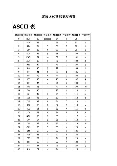 ascii的真正含义是什么？插图