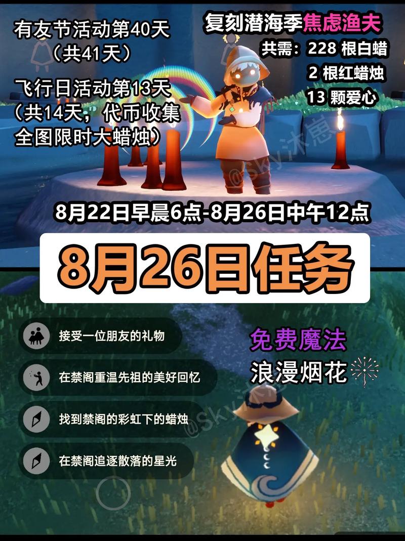 如何完成光遇8月14号的每日任务？插图