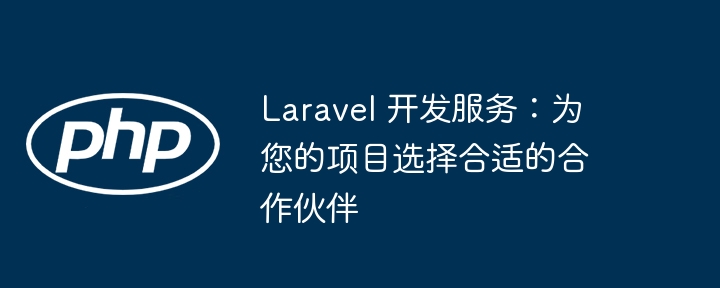 Laravel 开发服务：为您的项目选择合适的合作伙伴插图