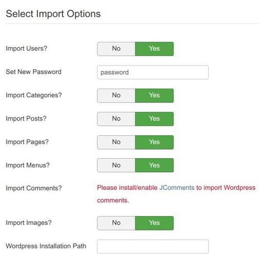 如何成功将WordPress站点迁移到Joomla平台？插图