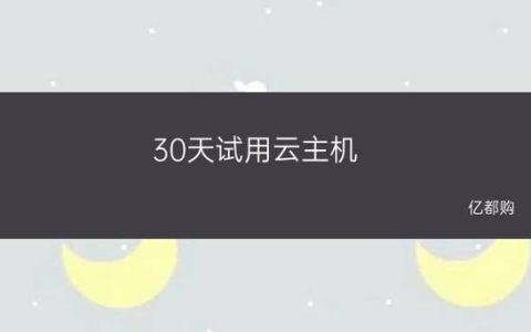 如何充分利用30天云主机免费试用机会？