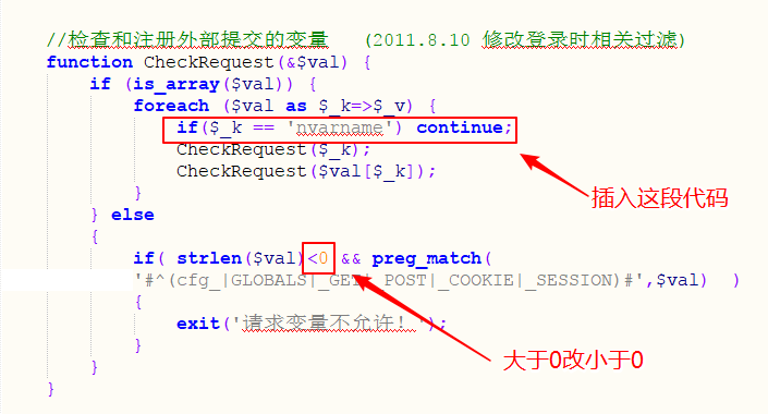 如何解决在织梦DedeCMS中添加新变量时出现的Request var not allow!错误？插图