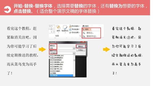 如何在PowerPoint中实现字体的批量修改？插图2