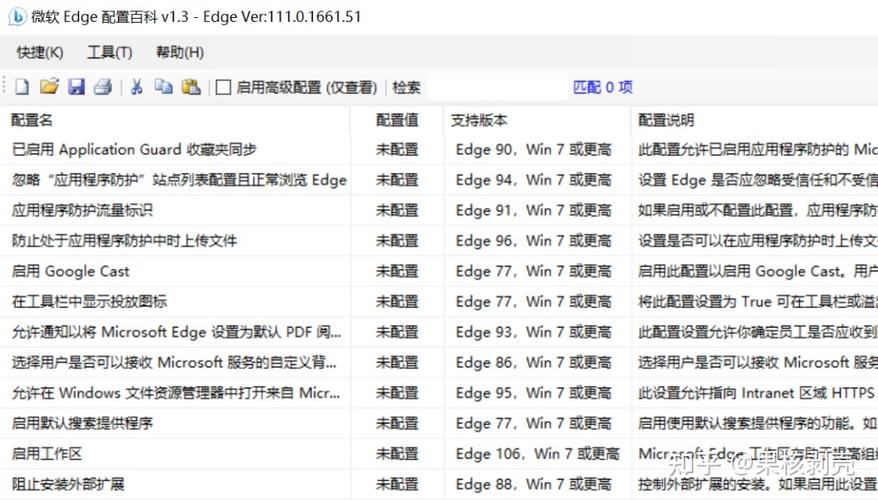 微软Edge配置百科工具绿色版v1.0，它提供了哪些独特功能？插图