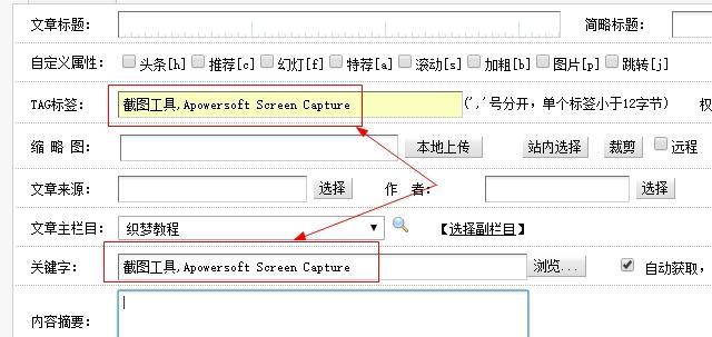 如何实现在织梦DedeCMS中自动为文章标题添加长尾关键词？插图2