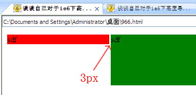 如何解决IE6中的3px bug导致两个div之间出现意外间隙？插图