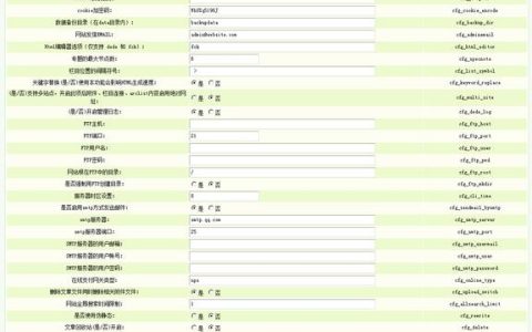 如何正确配置DedeCMS系统的核心设置参数？