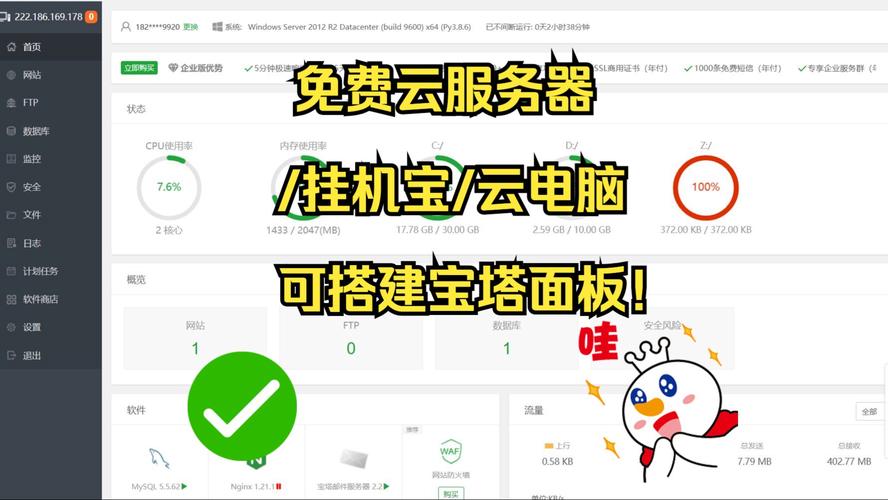 如何高效管理云主机的控制面板？插图2