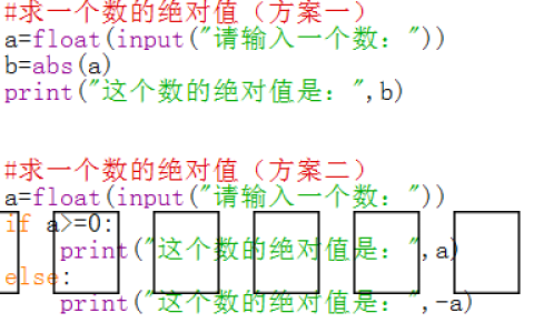 如何在Python中计算数值的绝对值？