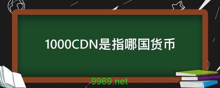 CDN代表什么货币？插图