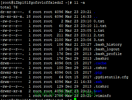 如何在Linux中查看root用户的主目录文件？插图2