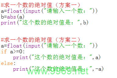 如何在Python中实现取绝对值功能？插图