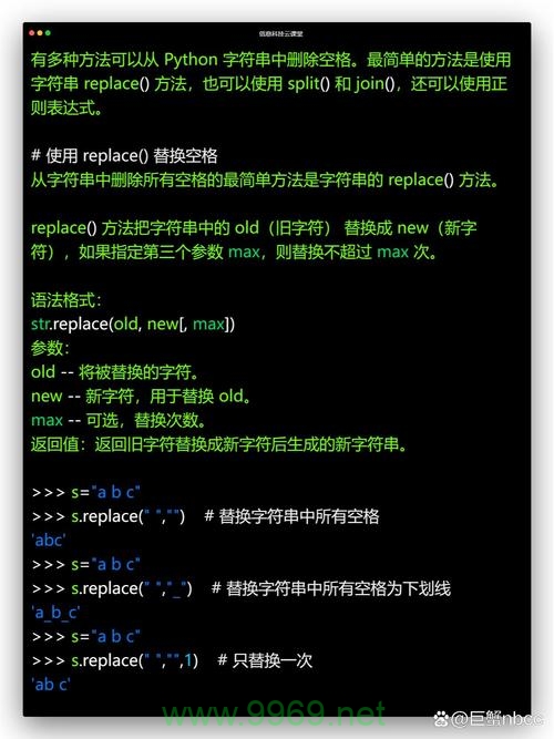 如何利用Python高效去除字符串中的空格？插图2