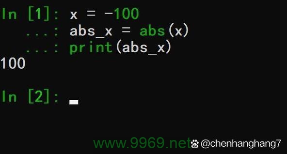 如何用Python代码计算一个数字的绝对值？插图2