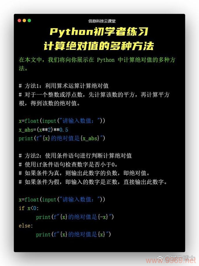 如何用Python计算数值的绝对值？插图4